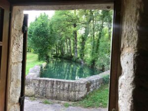 Le bief vu depuis le moulin de la Oorte
