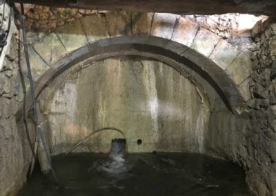 La salle d'eau du moulin de la Porte